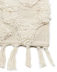Rug AKSARAY Beige 80 x 150 cm Cotton_839211