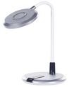 LED Desk Lamp Silver and White COLUMBA_853973