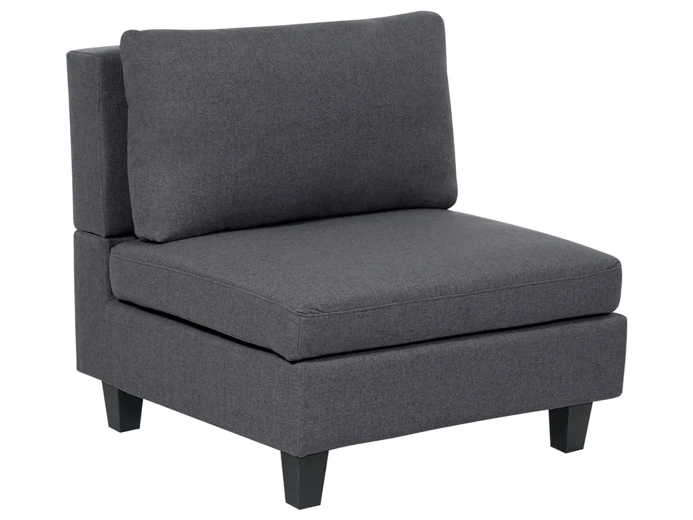 1-Seat Section UNSTAD Fabric Dark Grey