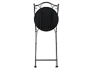 Set mobilier de grădină SIROLO Metal Alb/Albastru_1155684