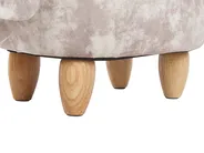 Pufa zwierzak ze schowkiem DOGGY Pies Welur Beżowy_783228