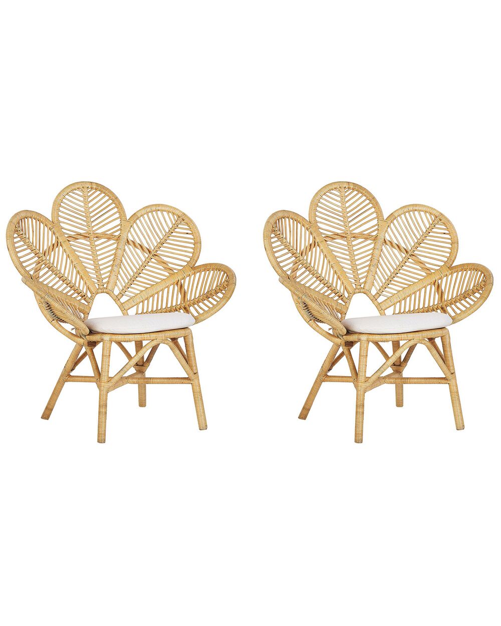 Two rattan chairs hotsell