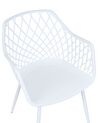 Zestaw 2 krzeseł do jadalni biały NASHUA II_861866
