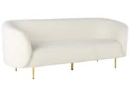 Divano 3 posti LOEN Bouclé Bianco_831496