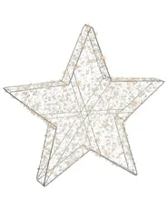 Outdoor Decoration LED MADUM 50 cm Star Silver_1015612