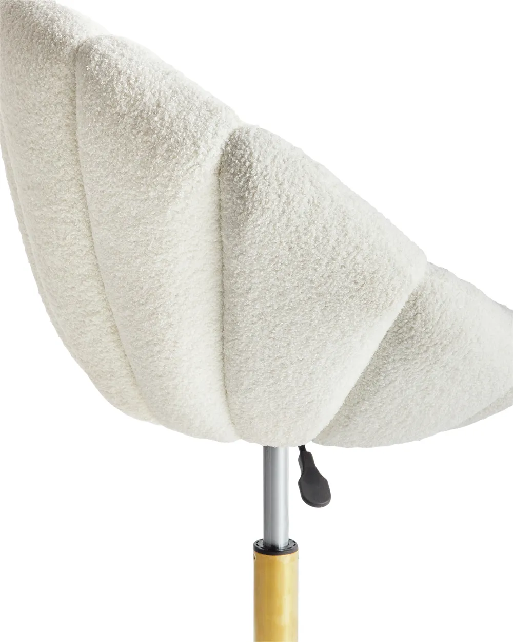 Desk Chair ANNABELLE Boucle White_949936