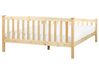 Łóżko drewniane 160 x 200 cm jasne GIVERNY_918174