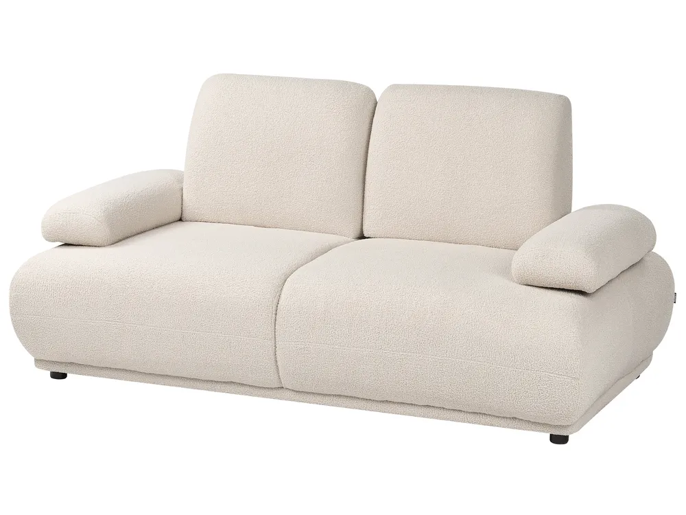 Divano 2 posti NACKA Bouclé Bianco sporco_1056794