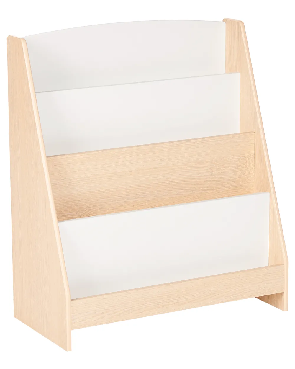 Estante com 4 prateleiras LILOET 70 cm Castanho claro