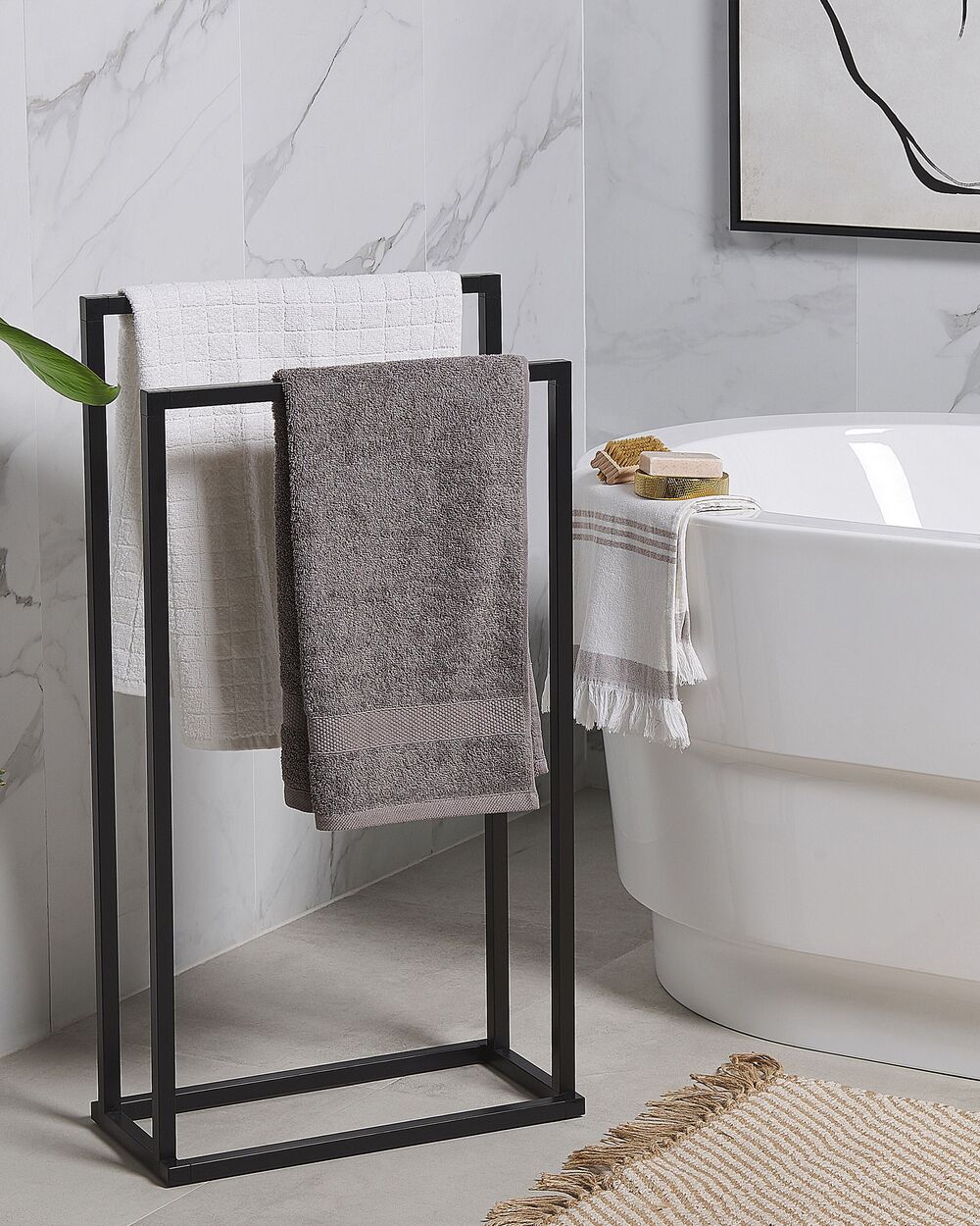 Porta Asciugamani Autoadesivi Mitavo - Set Di 4, Per Cucina E Bagno, Senza Foratura, Design Moderno