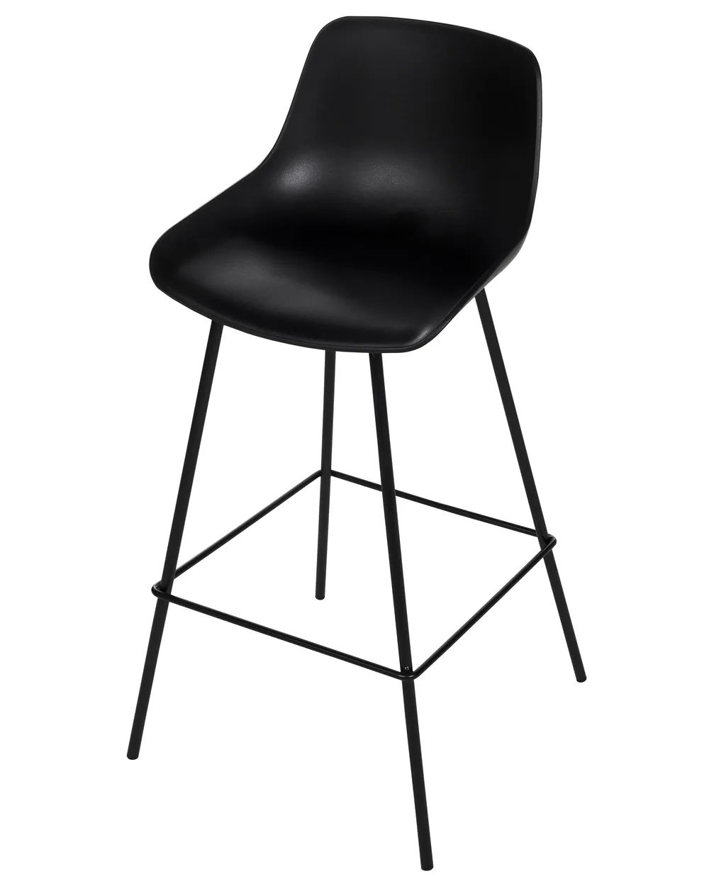 Set di 2 sedie alte EMMET Nero_902764