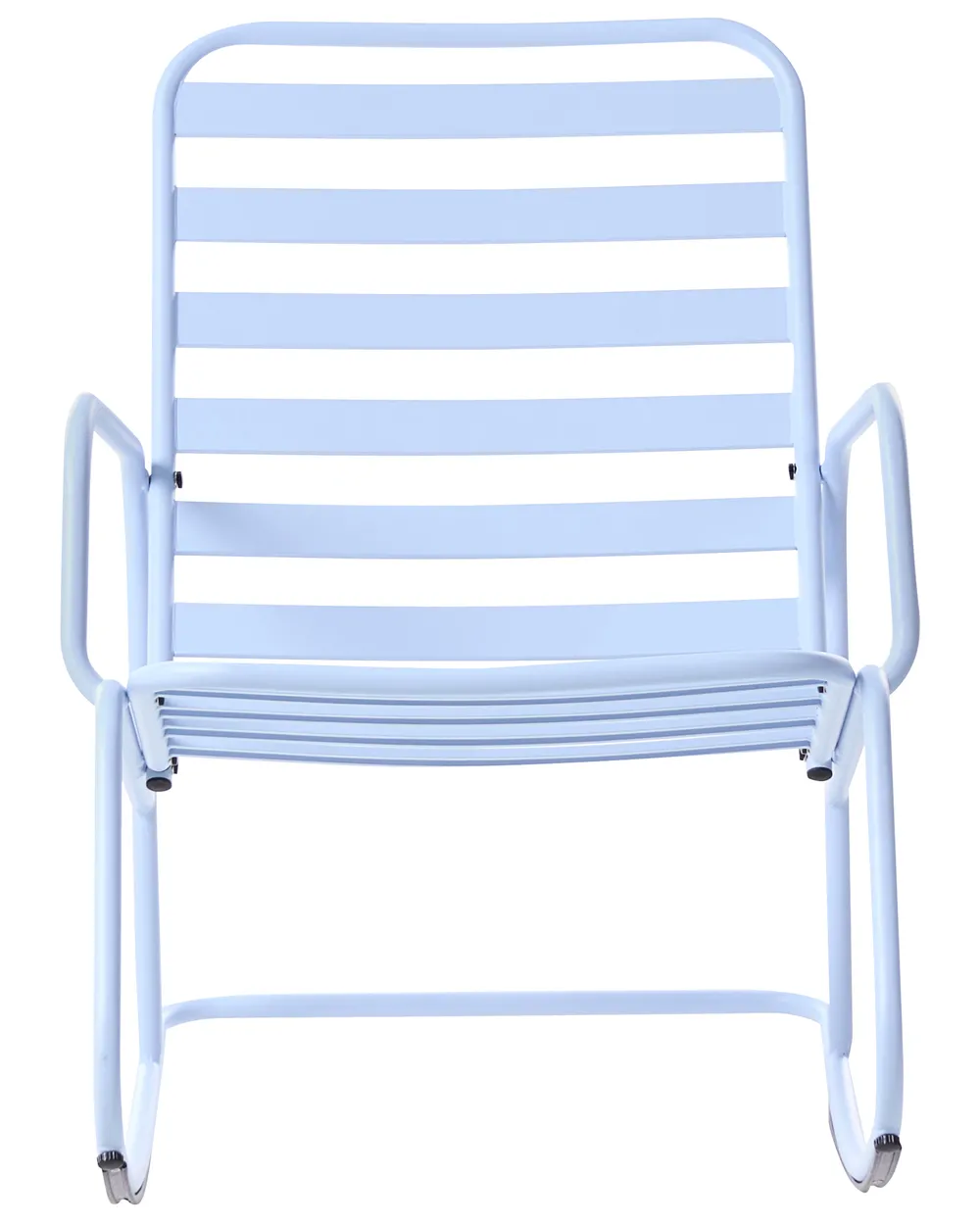 Garden Rocking Chair TURI Metal Light Blue_1021012