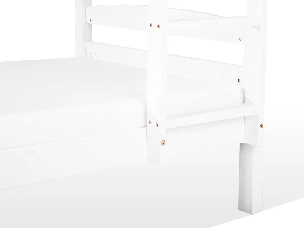 Bunk Bed Pine Wood REGAT 90 x 200 cm (EU Single) White_711054