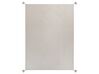 Sengeteppe i bomull 150 x 200 cm taupe LINDULA_915479