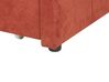 Łóżko dzienne tapicerowane 90 x 200 cm czerwone VITTEL_876434