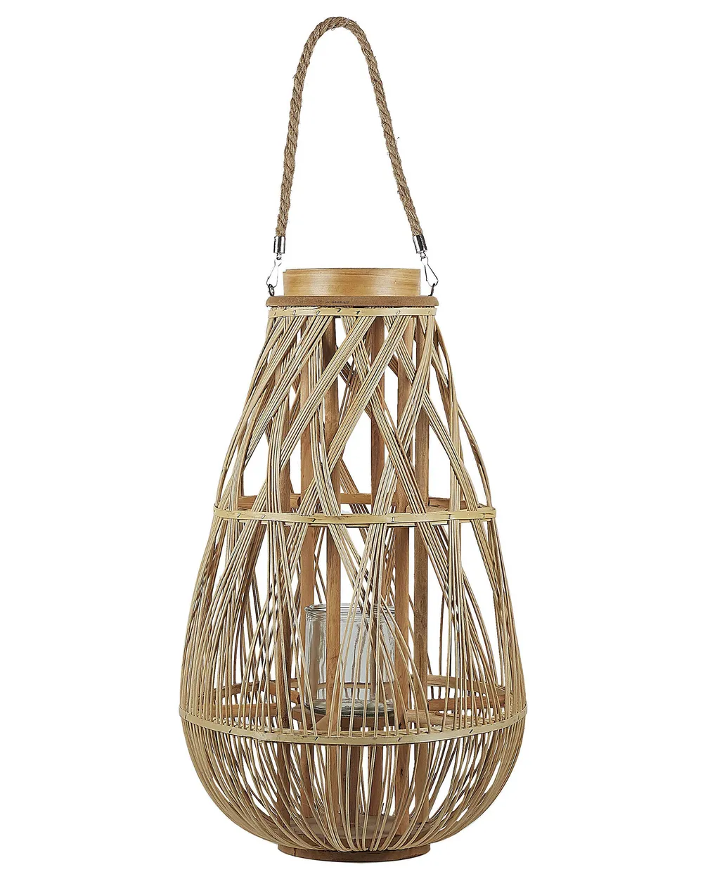 Lanterna In Teak E Vetro Tribù | Mohd