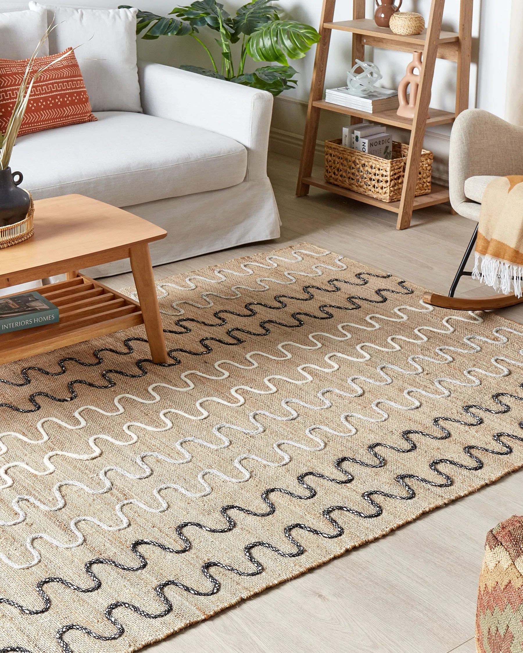 Rug SOGUT Beige 160 x 230 cm Jute_852325