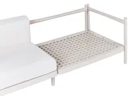 Garden Lounge Set with Table 4 Seater FERRETTI Light Beige_931545