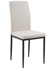Set of 4 Dining Chairs RINER Fabric Light Beige_1024471