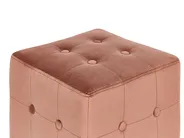 Pouffe WISCONSIN Velvet Peach Pink_926912