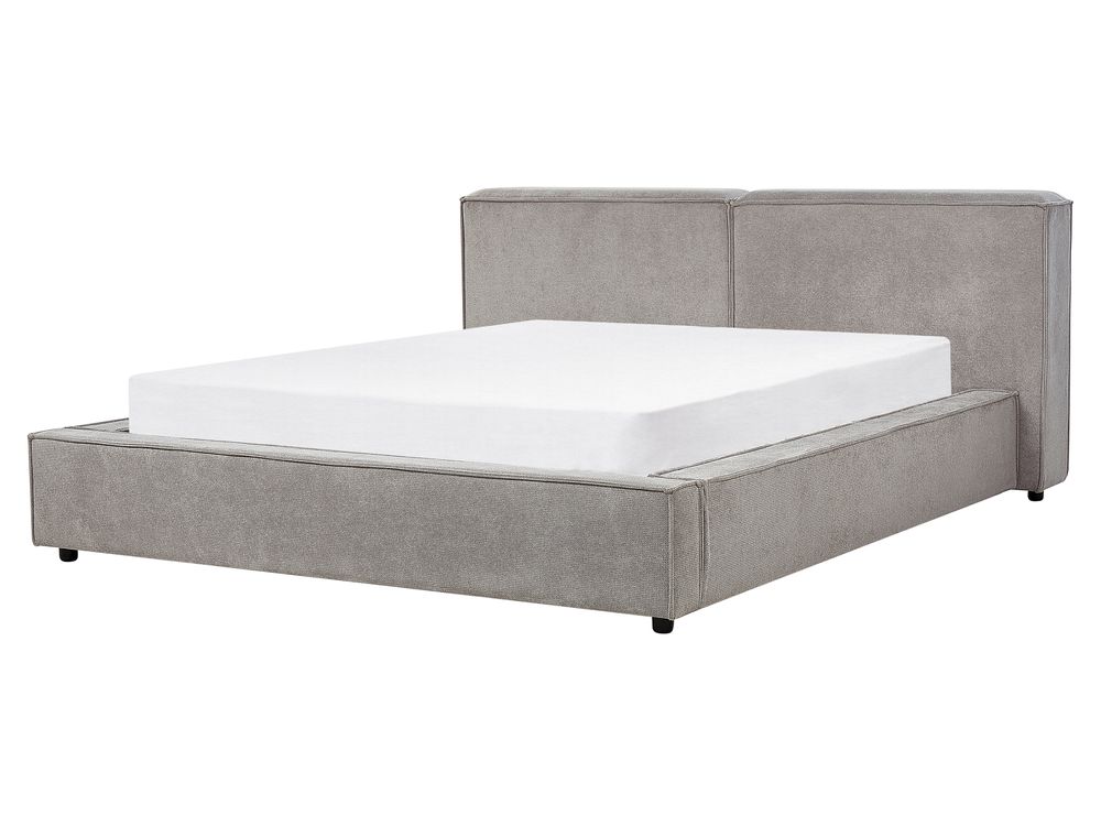 Cama de agua Tela LINARDS 160 x 200 cm Gris