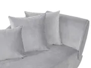 Right-Hand Chaise Longue MERI with Storage Velvet Light Grey_903535