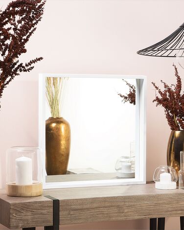 Wall Mirror 50 x 50 cm White BRIGNOLES