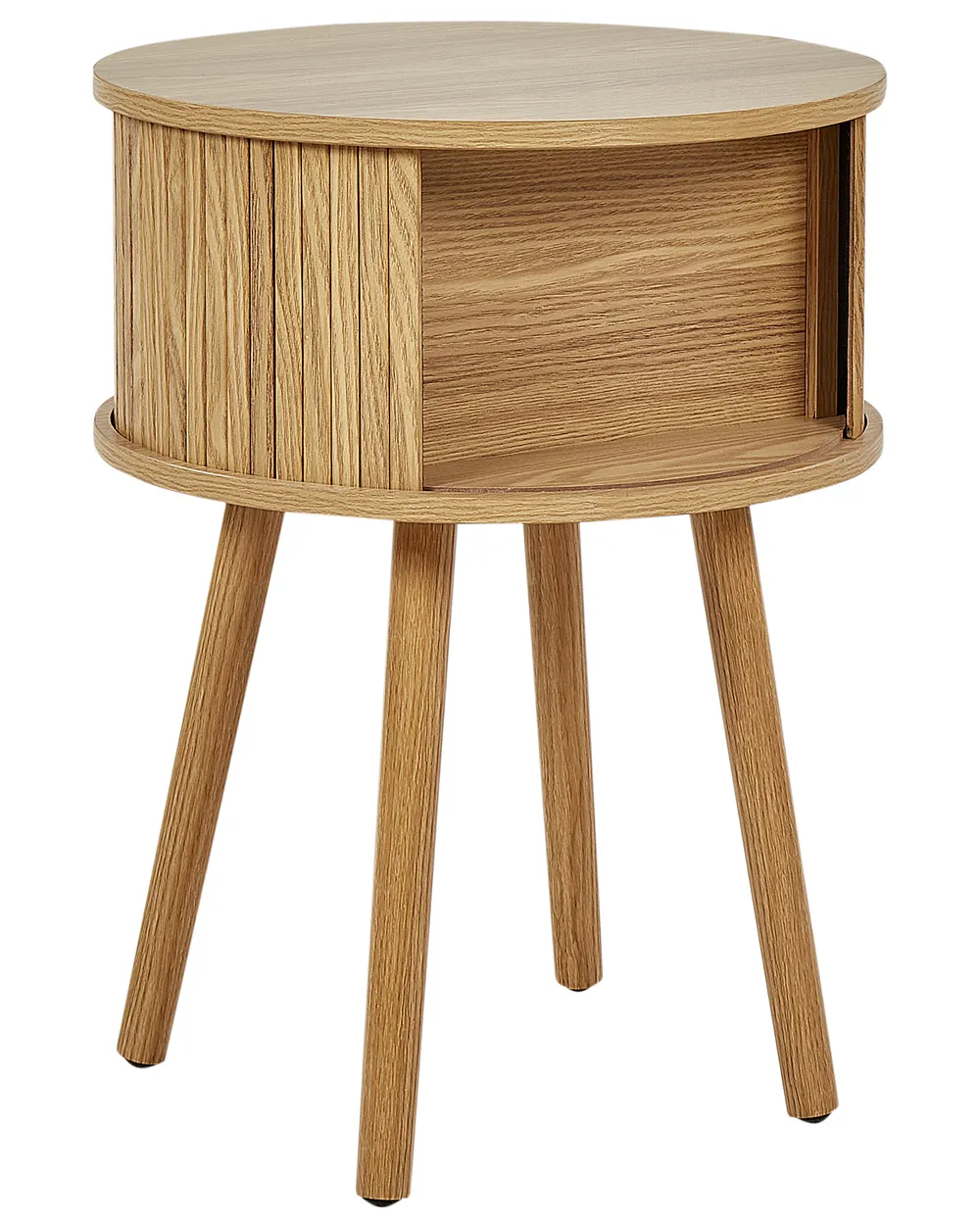 Table basse ronde en bois avec tables de chevet - Tunisia