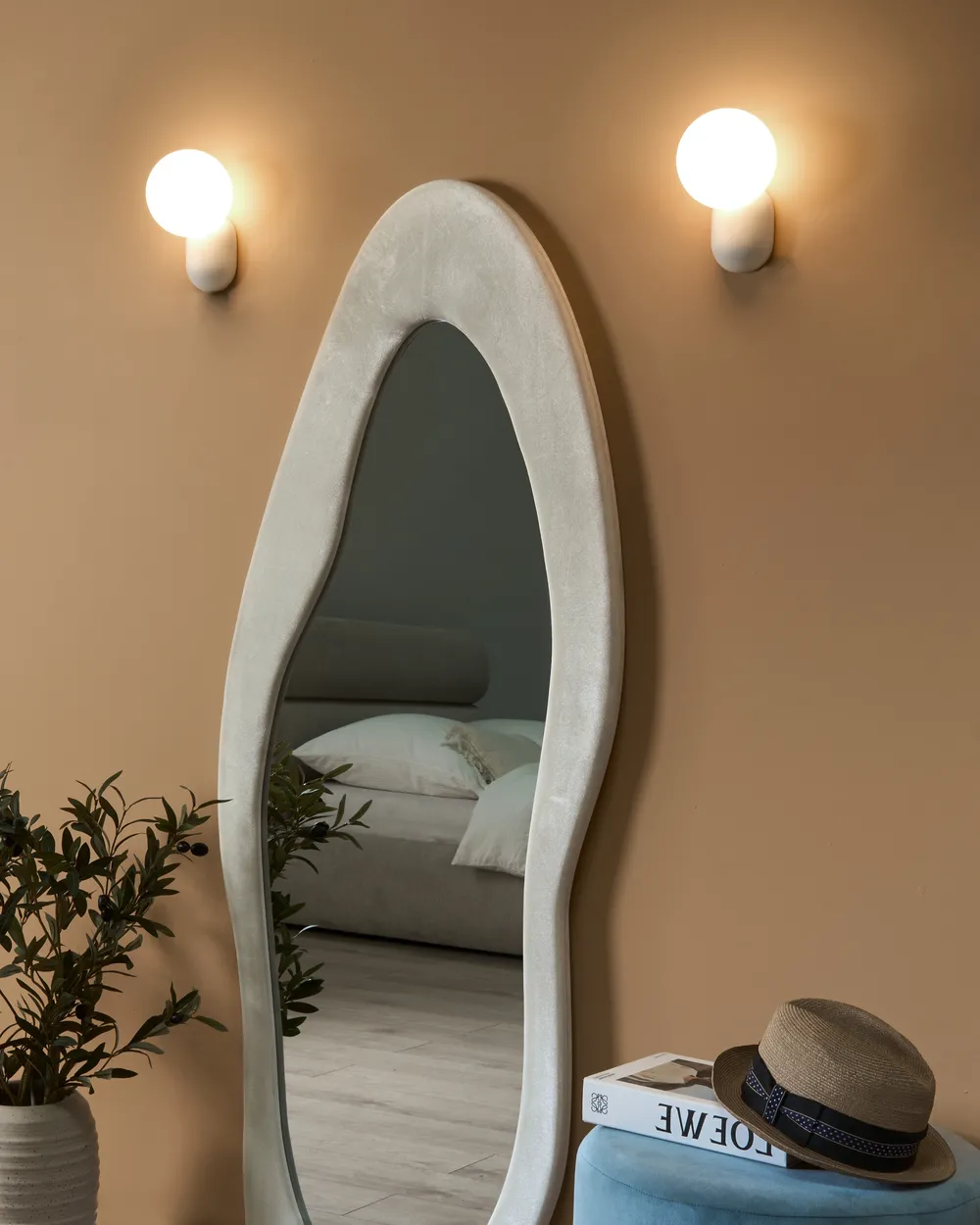 Zestaw 2 lamp ściennych HELME Biały
