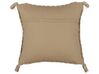 Set of 2 Jute Cushion 45 x 45 cm Beige ERIGERON_887664