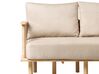 Conjunto de sala de estar de tela beige ASKER _932708