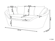 Garden Daybed CAVO Rattan Natural_910276