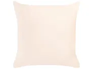 Zestaw 2 poduszek dekoracyjnych YARROW 45 x 45 cm Welur Beżowy Wzór geometryczny_857746