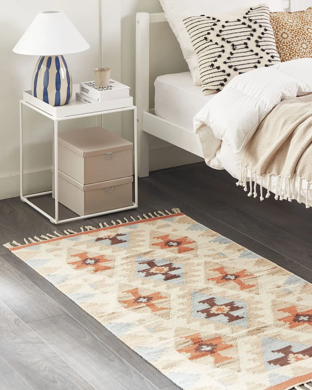 Rug DILIJAN Multicolour 80 x 150 cm Kilim Cotton