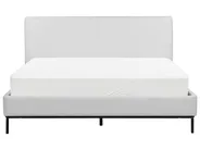 Letto Tessuto CORIO 160 x 200 cm Grigio chiaro_903198