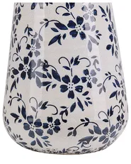 Wazon na kwiaty MARONEIA 20 cm Kamionka Biały_810746