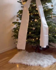 Faux Fur Rug MUNGO White 53 x 88 cm_1041857