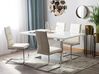 Extending Dining Table 160-200 x 90 cm White SANTANA_729321