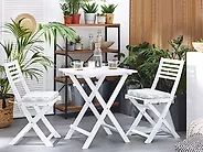 Set of 2 Garden Chair Cushions FIJI 29 x 38 cm Mint Green_1187280