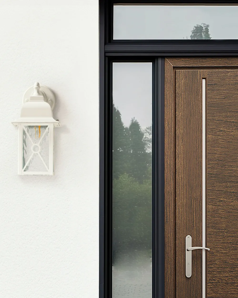 Applique a per esterni FINDON Bianco_870430