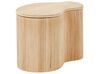 Set of 2 Rattan Coffee Tables Natural SALANTI_926356