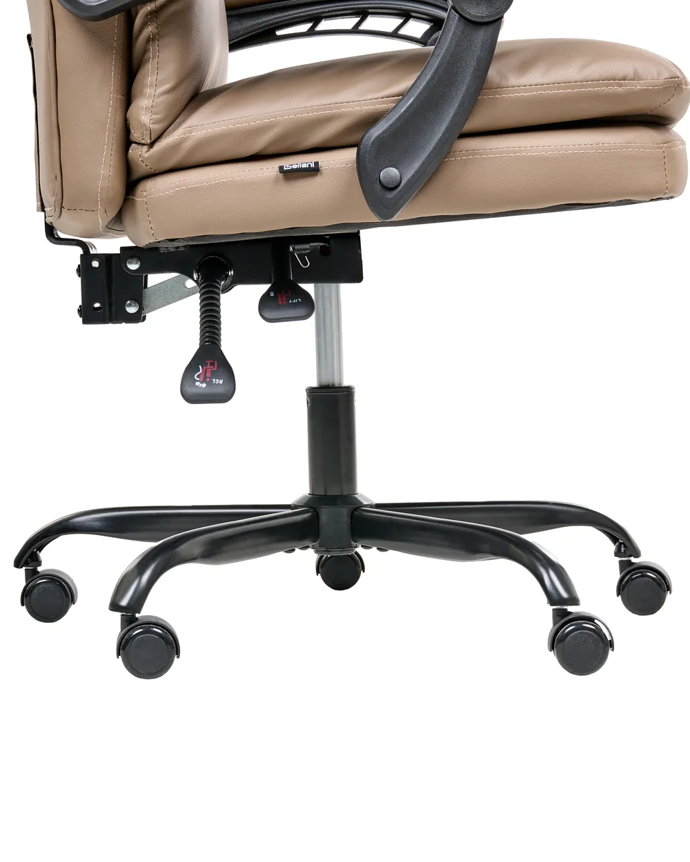 Comfortabele en ergonomische bureaustoel met verstelbare rugleuning en