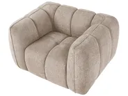 Living Room Set 5 Seater NESS Fabric Taupe_1072466