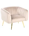 Armchair LACONIA Velvet Taupe