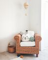 Rattan Hot Air Balloon Hanging Decor Natural BEMBA _863497