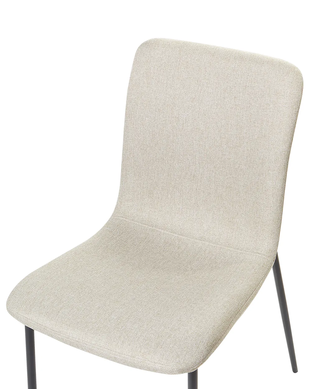 Set di 4 sedie da pranzo GLENDIVE Tessuto Beige chiaro_928977