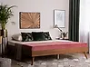 Bed without Headboard BERRIC 140 x 200 cm (EU Double) Dark Ash Wood