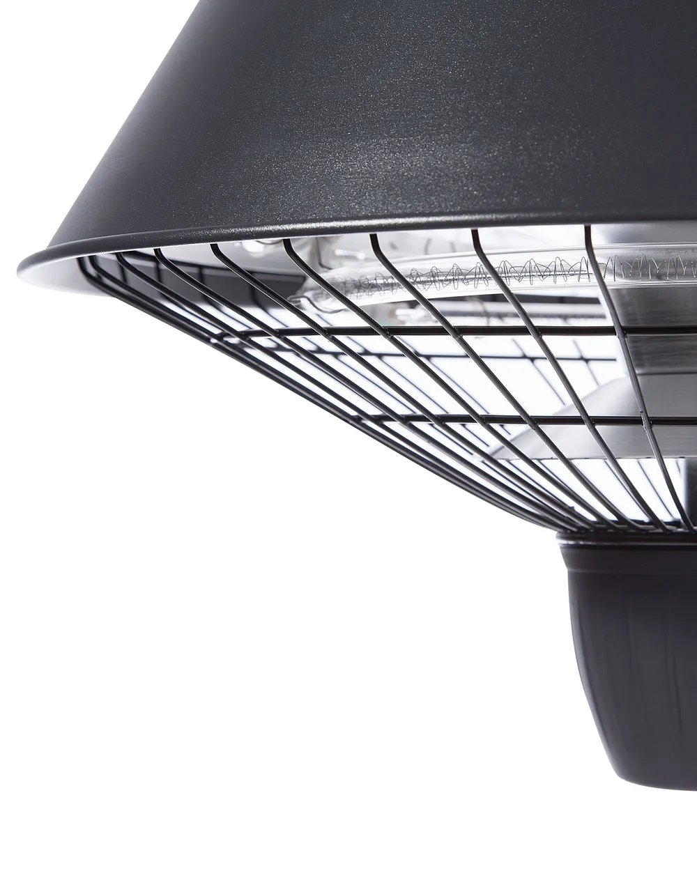 Riscaldatore a infrarossi da patio sospeso AMIATA 2100 W Nero_684020