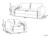 Conjunto de sofás 4 lugares em bombazine verde ASKIM_918508