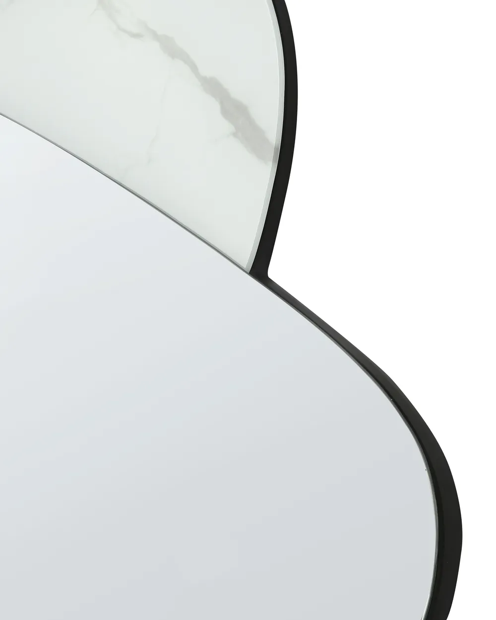 Lustro ścienne PANNES 80 cm 117 cm Błękitny_915731